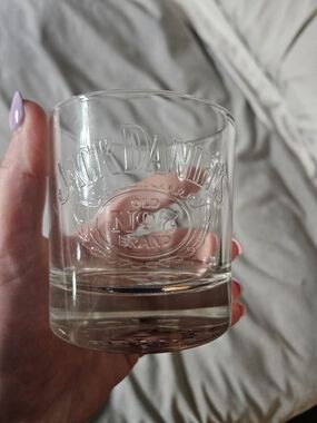 Jack Daniels Clear Glass Rocks Tumbler